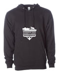 Beetle's Plumbing Independent Trading Hoodie in Black (sample mockup)