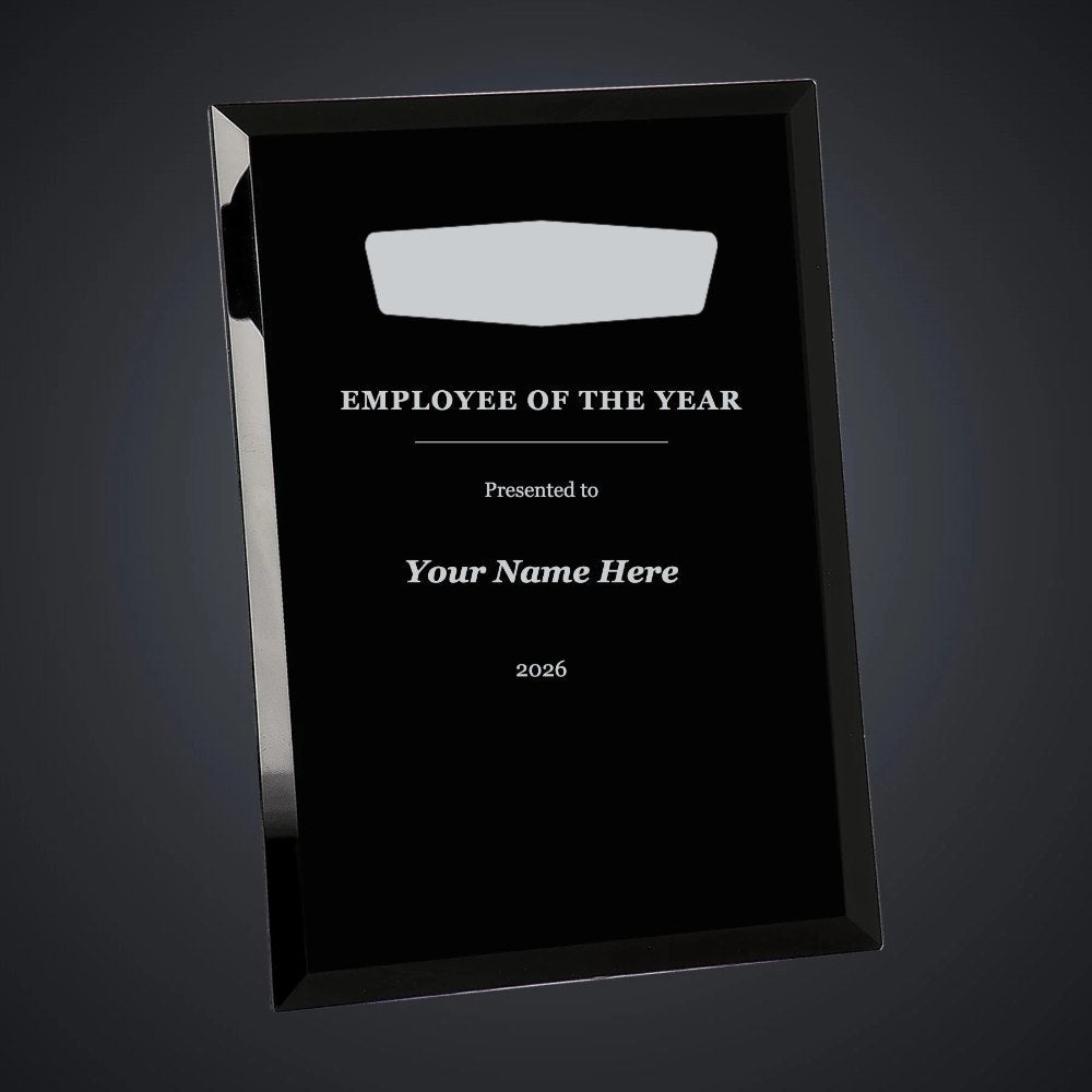 Blind & Sons Employee of the Year Plaque (sample mockup)