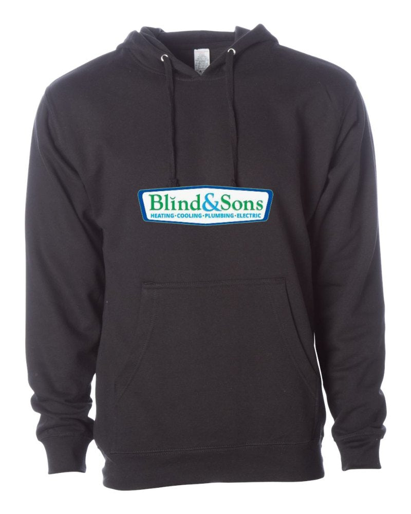 Blind & Sons Independent Trading Hoodie in Black (sample mockup)