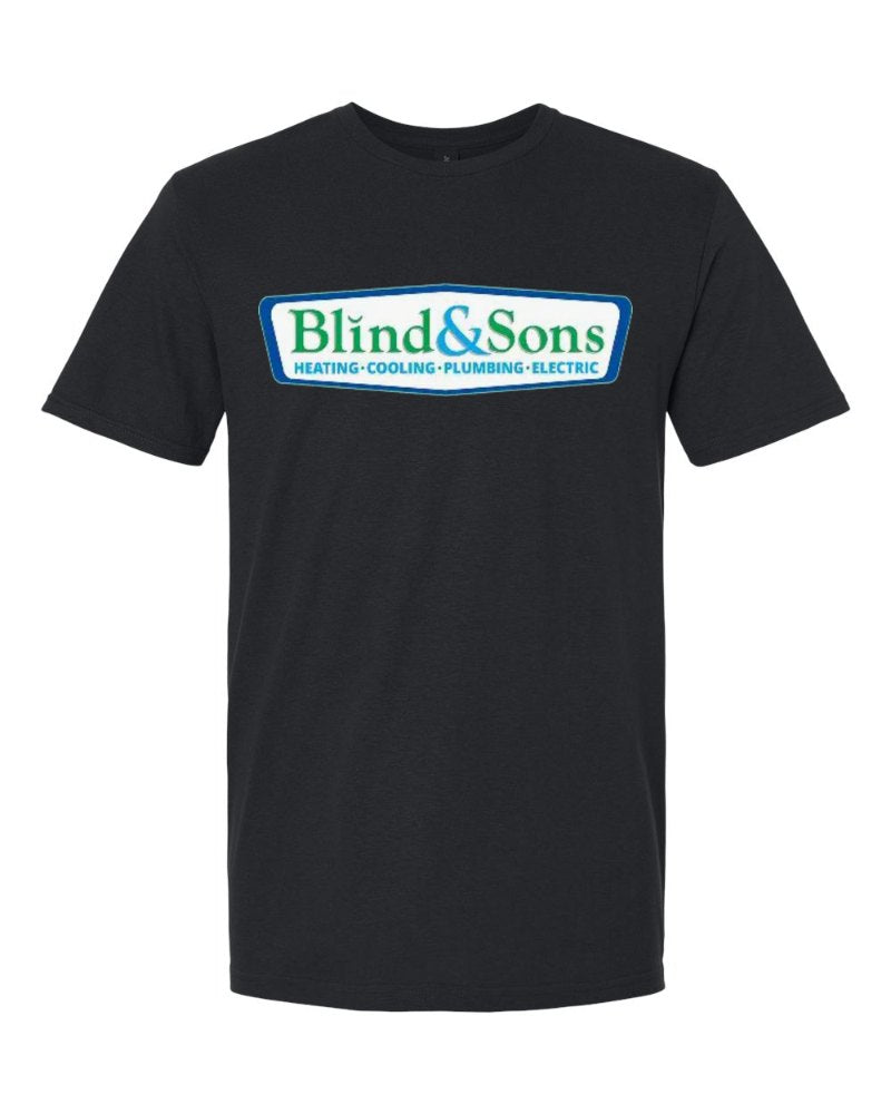 Blind & Sons Softstyle Tee in Black (sample mockup)