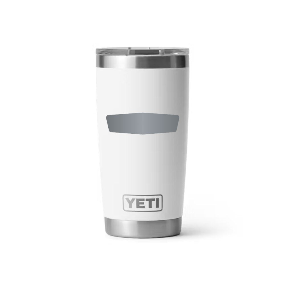 Blind & Sons YETI 20 oz Rambler in White (sample mockup)