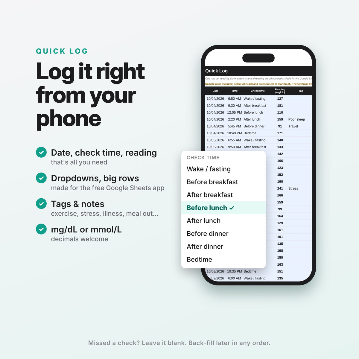 Blood Sugar Tracker (Digital Download) — photo 4