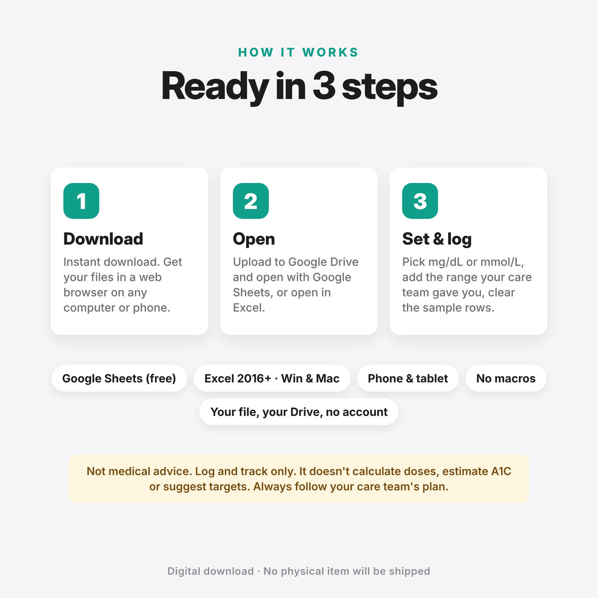 Blood Sugar Tracker (Digital Download) — photo 10