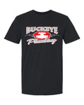 Buckeye Plumbing Softstyle Tee in Black (sample mockup)