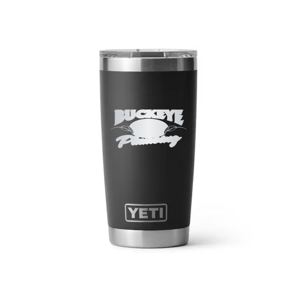 Buckeye Plumbing YETI 20 oz Rambler in Black (sample mockup)