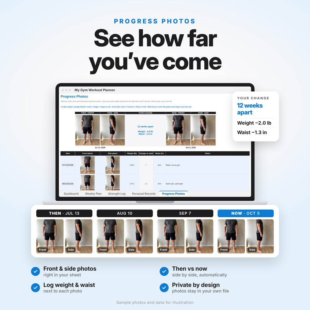 Build-Your-Gym Smart Workout Planner (Digital Download) — photo 3