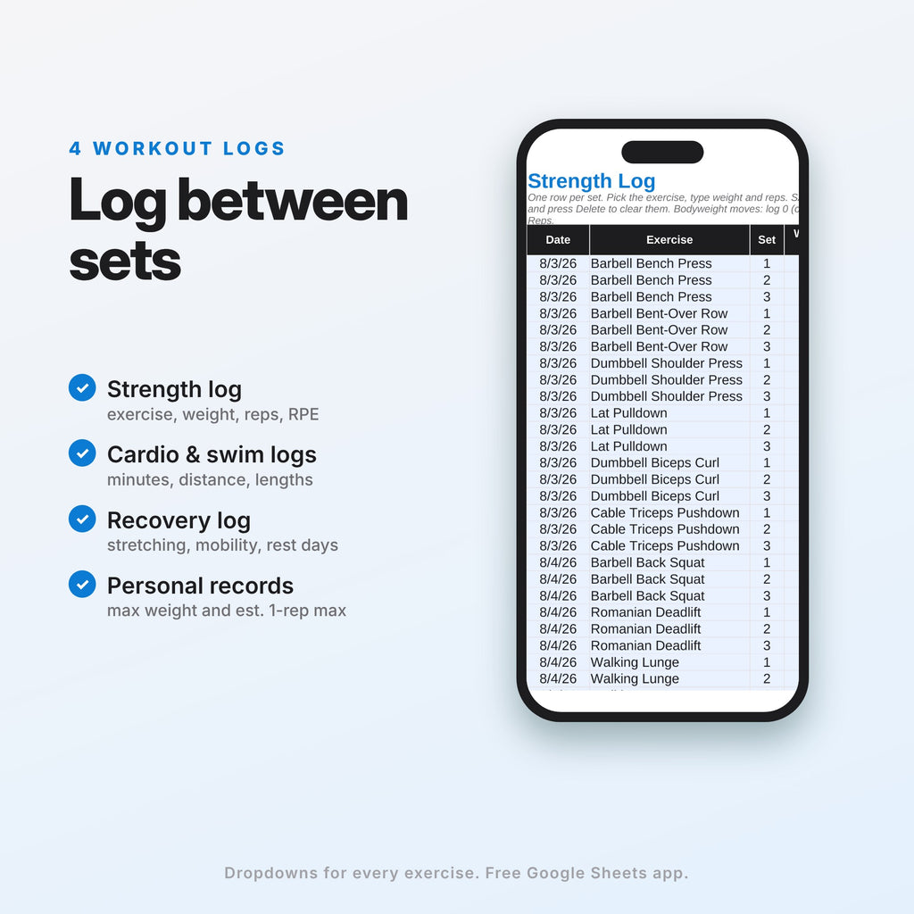 Build-Your-Gym Smart Workout Planner (Digital Download) — photo 8