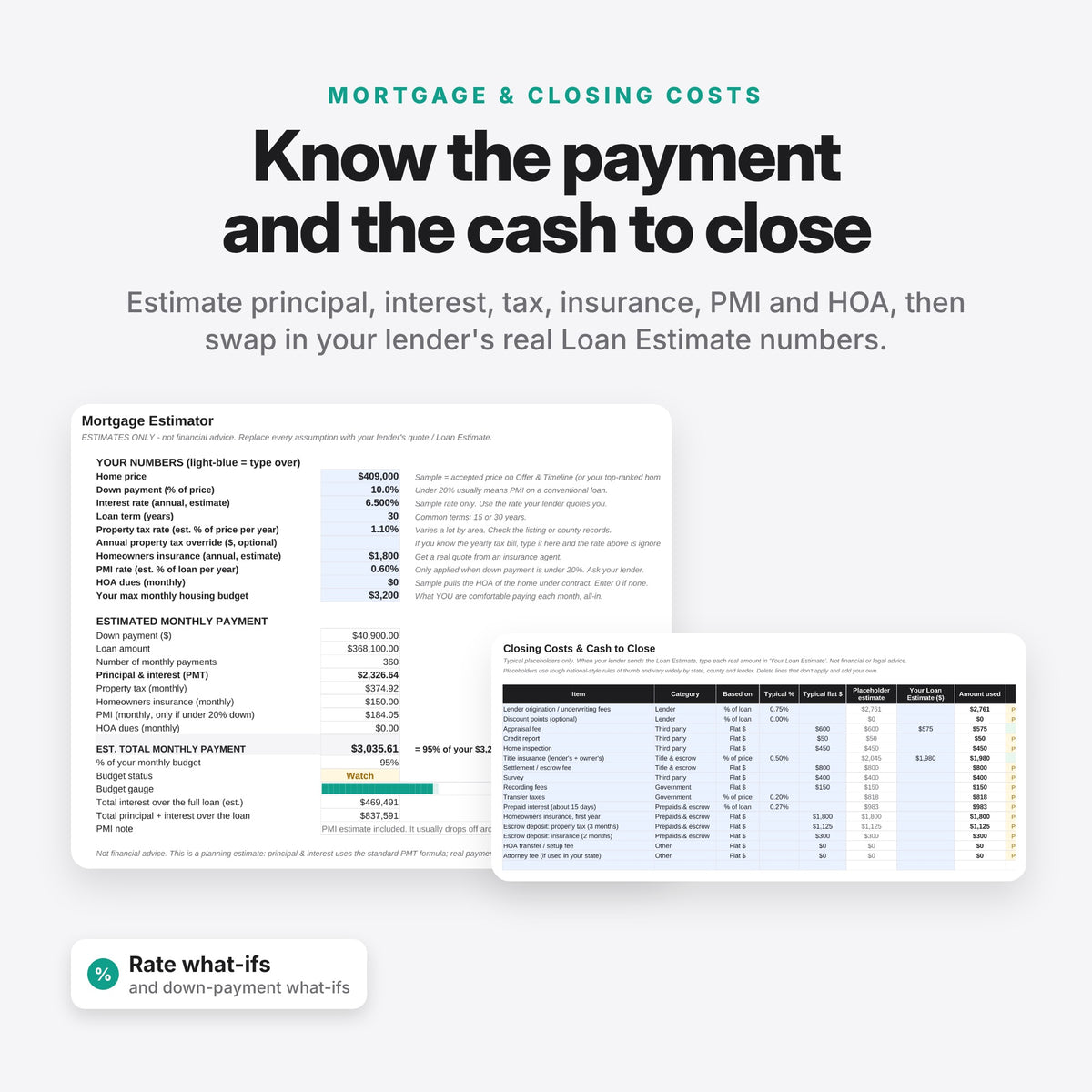 Buy & Move Kit: Home Buying + Moving Planner (Digital Download) — photo 5