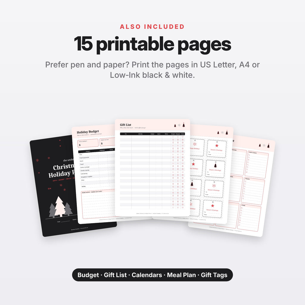 Christmas & Holiday Planner (Digital Download) — photo 8
