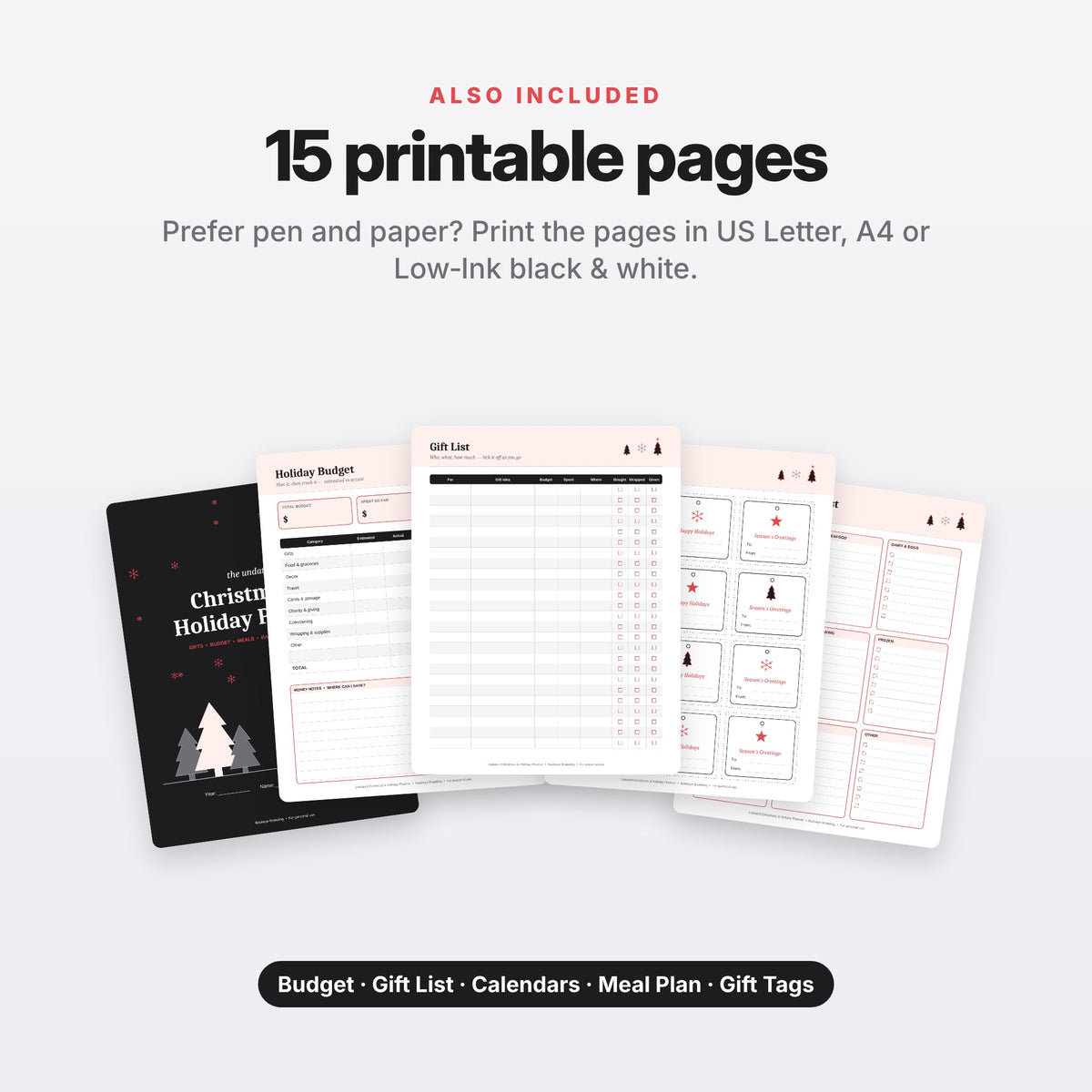 Christmas & Holiday Planner (Digital Download) — photo 8