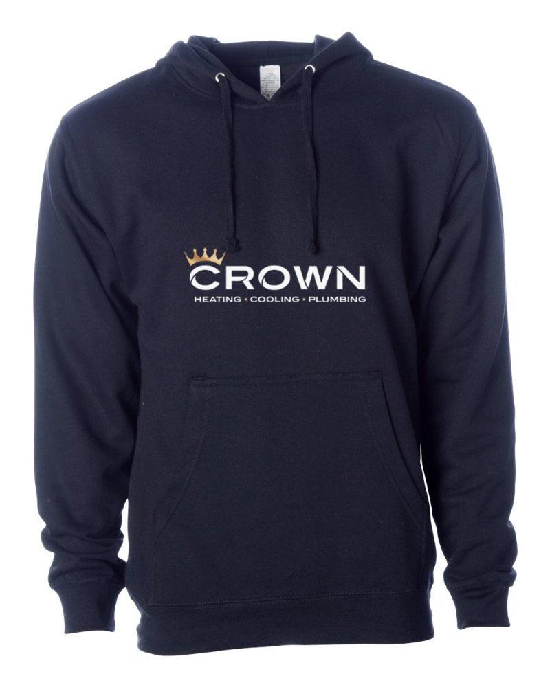Crown Independent Trading Hoodie in Classic Navy (sample mockup)