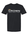 Crown Softstyle Tee in Black (sample mockup)