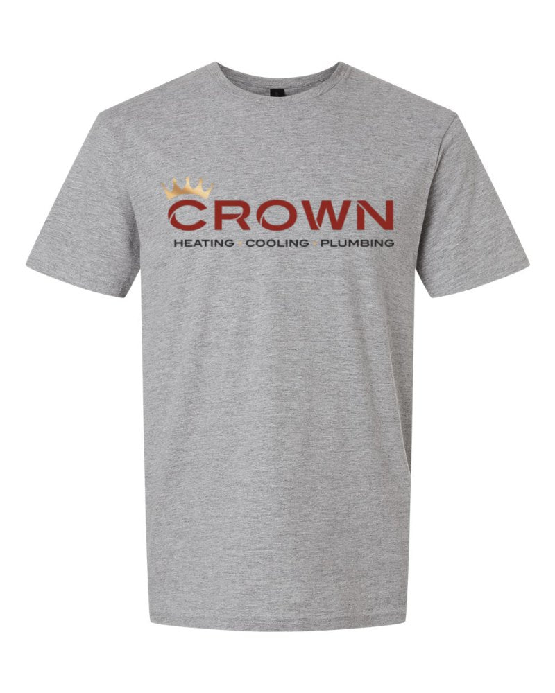 Crown Softstyle Tee in Sport Grey (sample mockup)