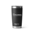 Crown YETI 20 oz Rambler in Black (sample mockup)