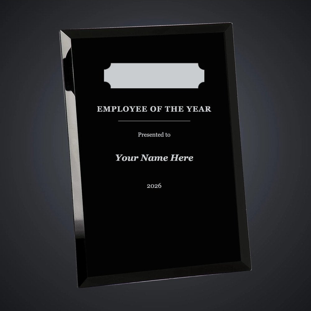 Custom Comfort Systems Employee of the Year Plaque (sample mockup)