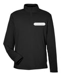 Custom Comfort Systems Stretch Quarter-Zip in Black (sample mockup)