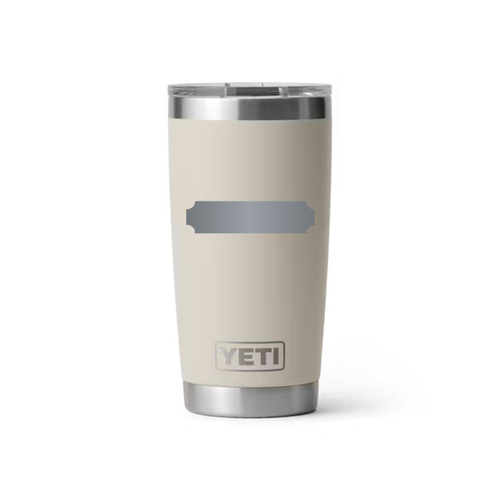 Custom Comfort Systems YETI 20 oz Rambler in Cape Taupe (sample mockup)