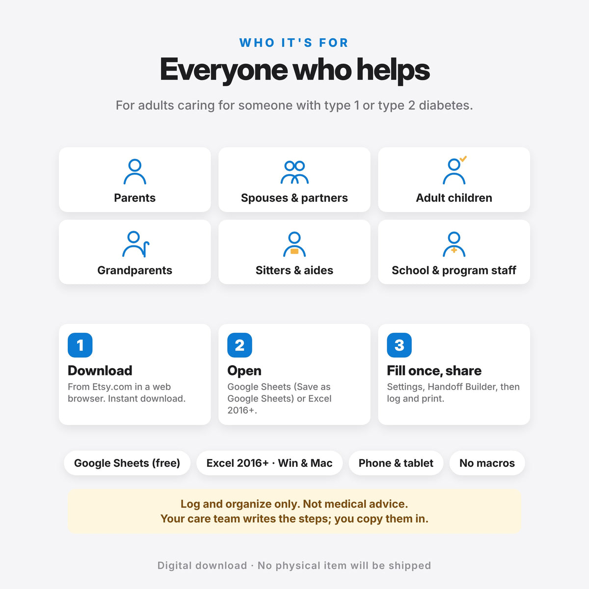 Diabetes Caregiver Organizer (Digital Download) — photo 10