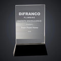DiFranco Plumbing Safety Excellence Crystal Award (sample mockup)