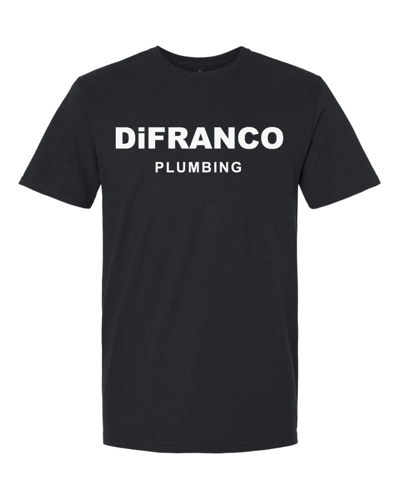 DiFranco Plumbing Softstyle Tee in Black (sample mockup)