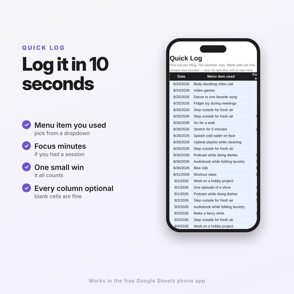 Dopamine Menu & Reset Kit (Digital Download) — photo 6