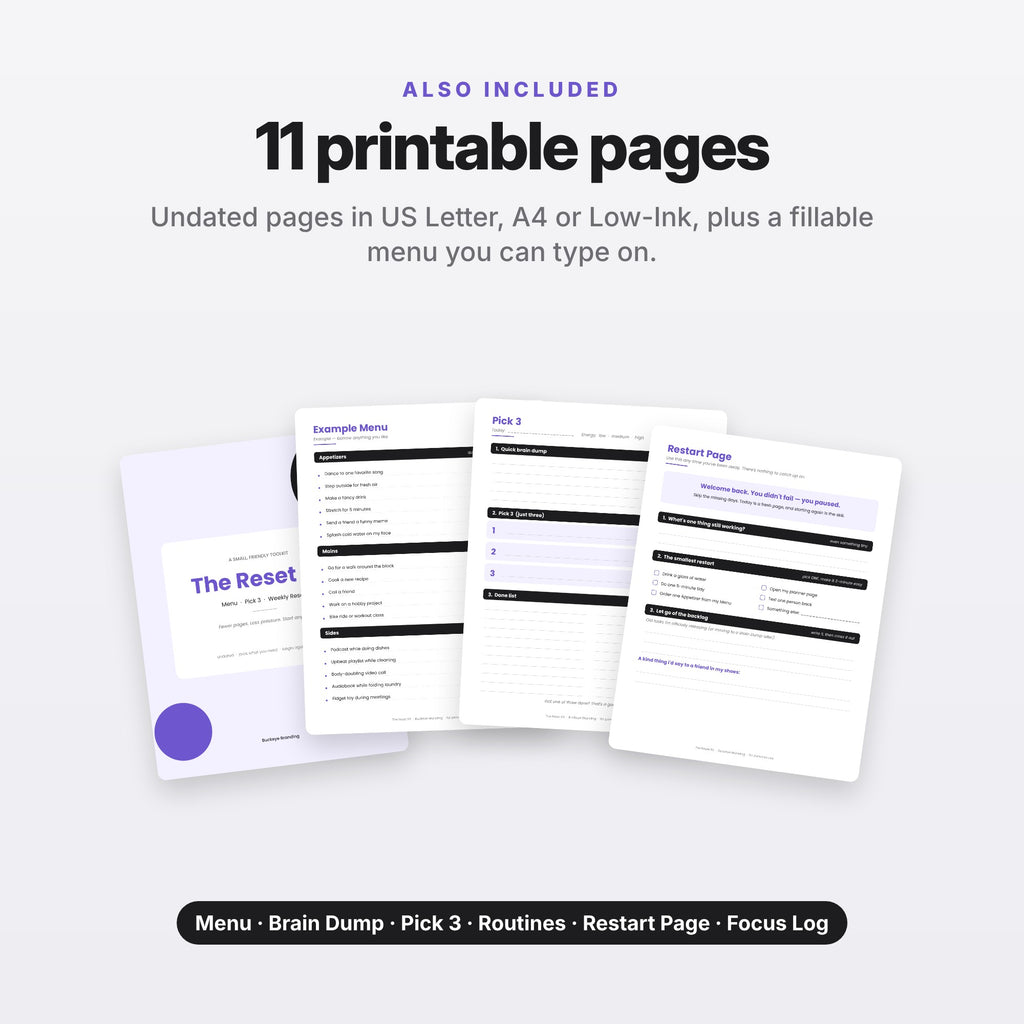 Dopamine Menu & Reset Kit (Digital Download) — photo 8