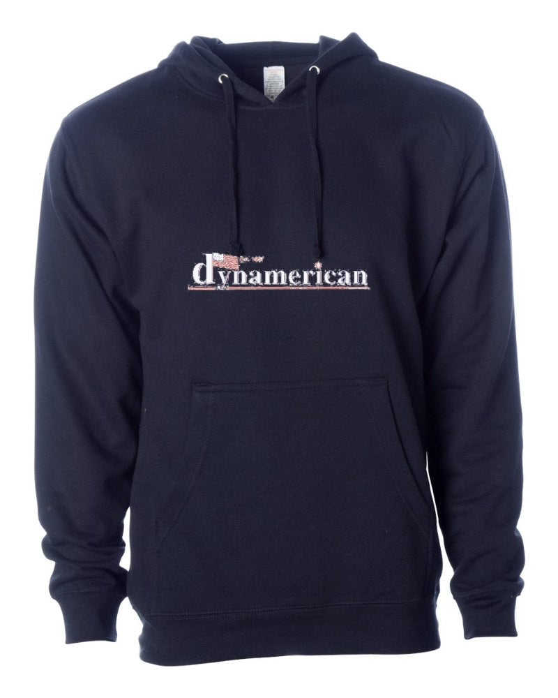 Dynamerican Independent Trading Hoodie in Classic Navy (sample mockup)