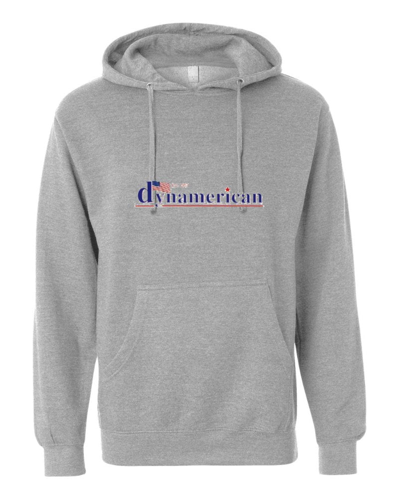 Dynamerican Independent Trading Hoodie in Grey Heather (sample mockup)