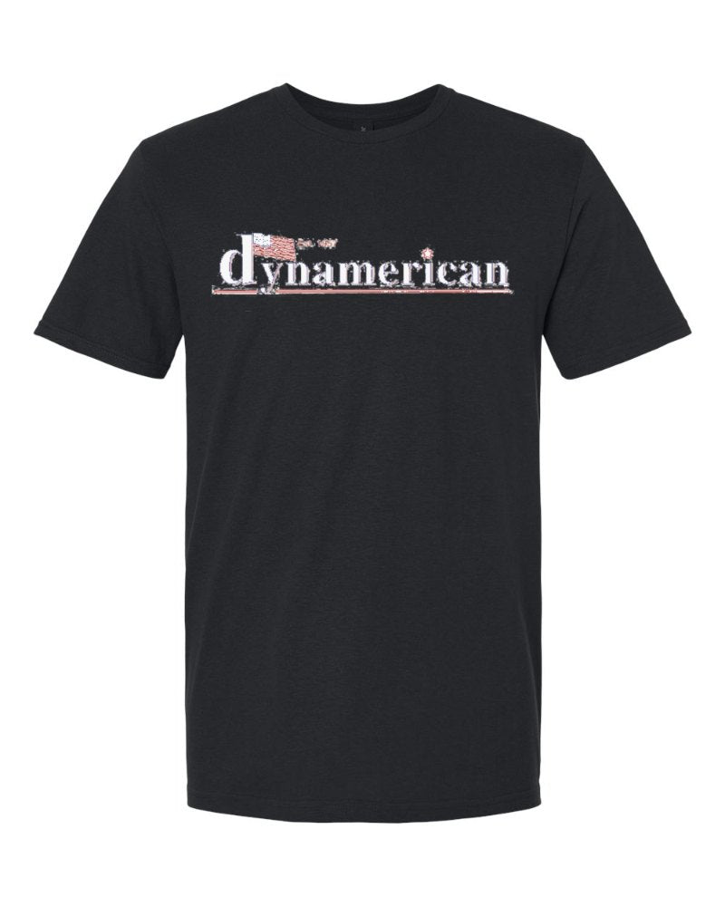 Dynamerican Softstyle Tee in Black (sample mockup)