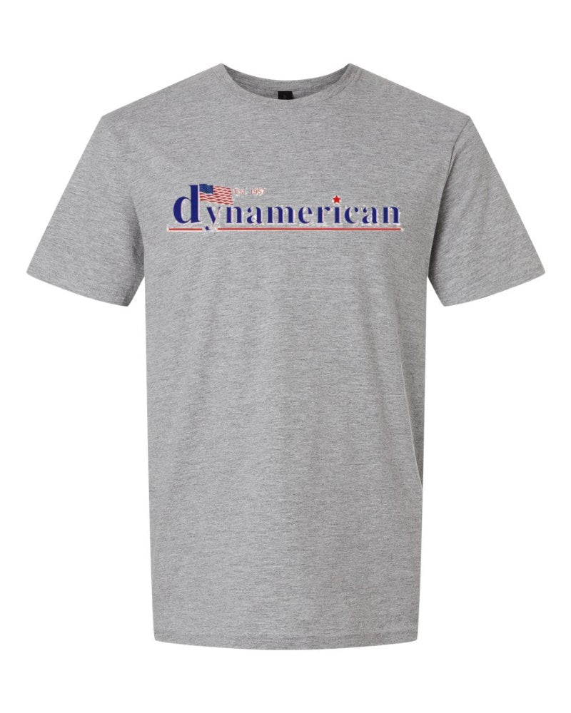 Dynamerican Softstyle Tee in Sport Grey (sample mockup)