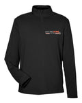 Entirewire Stretch Quarter-Zip in Black (sample mockup)