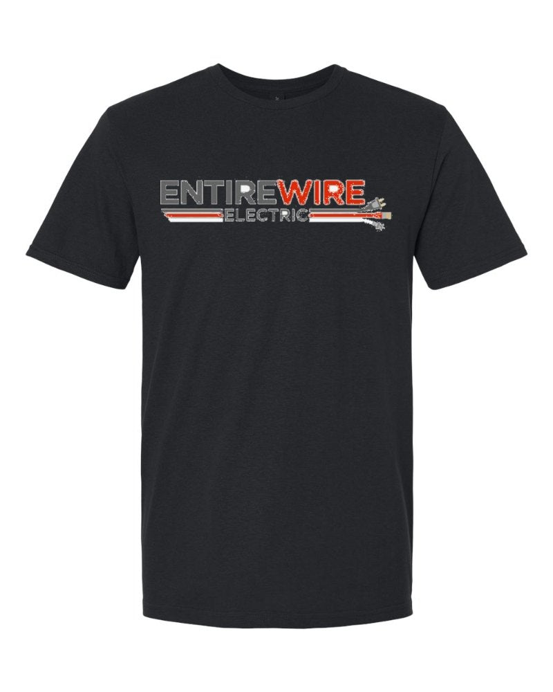 Entirewire Softstyle Tee in Black (sample mockup)