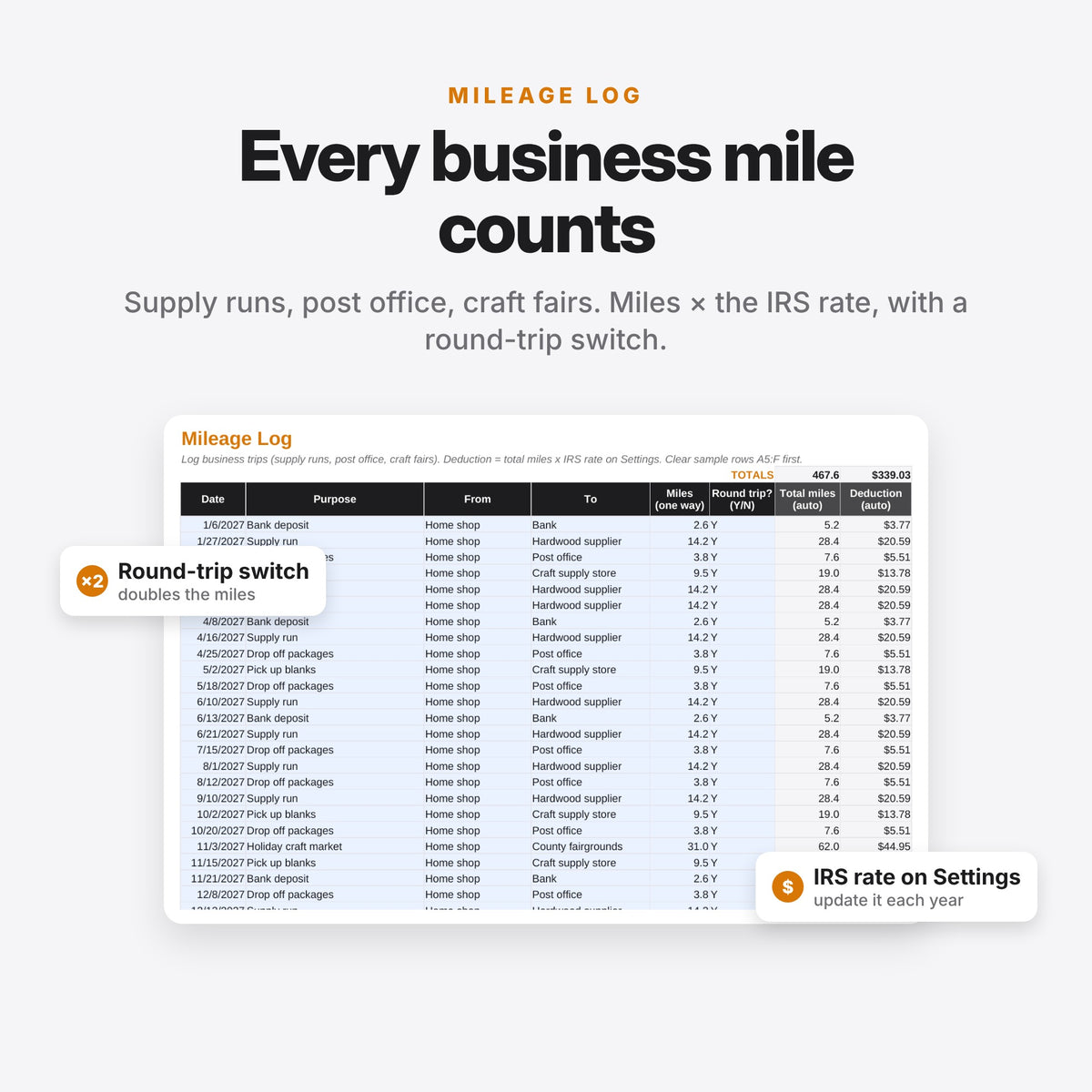 Etsy Seller Bookkeeping & Profit Tracker (Digital Download) — photo 8