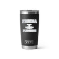 Frecka Plumbing YETI 20 oz Rambler in Black (sample mockup)