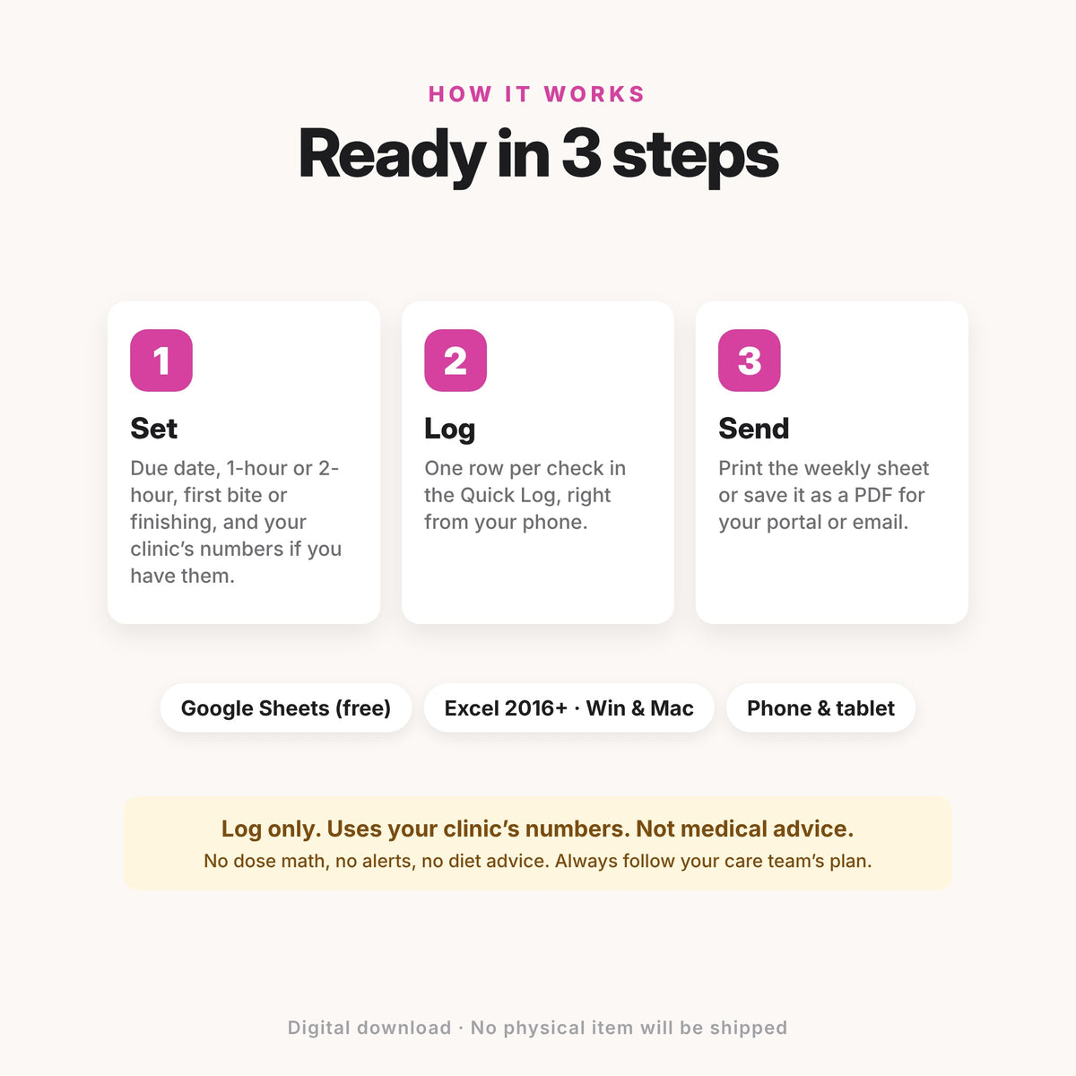 Gestational Diabetes Log (Digital Download) — photo 10