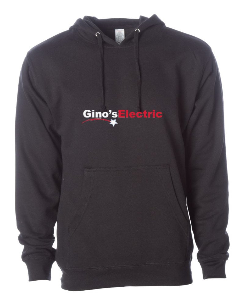 Gino's Electric Independent Trading Hoodie in Black (sample mockup)