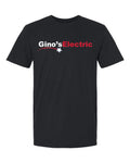 Gino's Electric Softstyle Tee in Black (sample mockup)