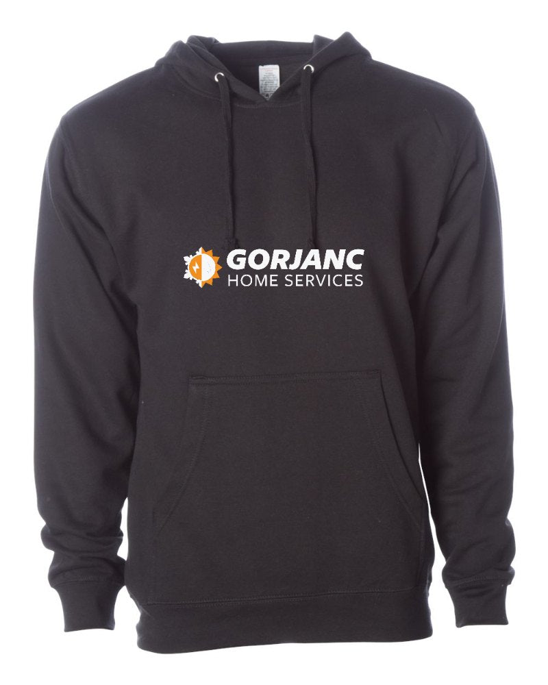 Gorjanc Independent Trading Hoodie in Black (sample mockup)