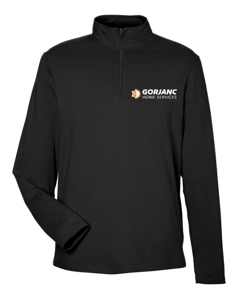 Gorjanc Stretch Quarter-Zip in Black (sample mockup)