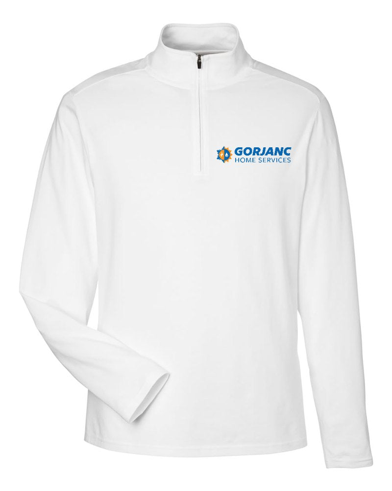 Gorjanc Stretch Quarter-Zip in White (sample mockup)