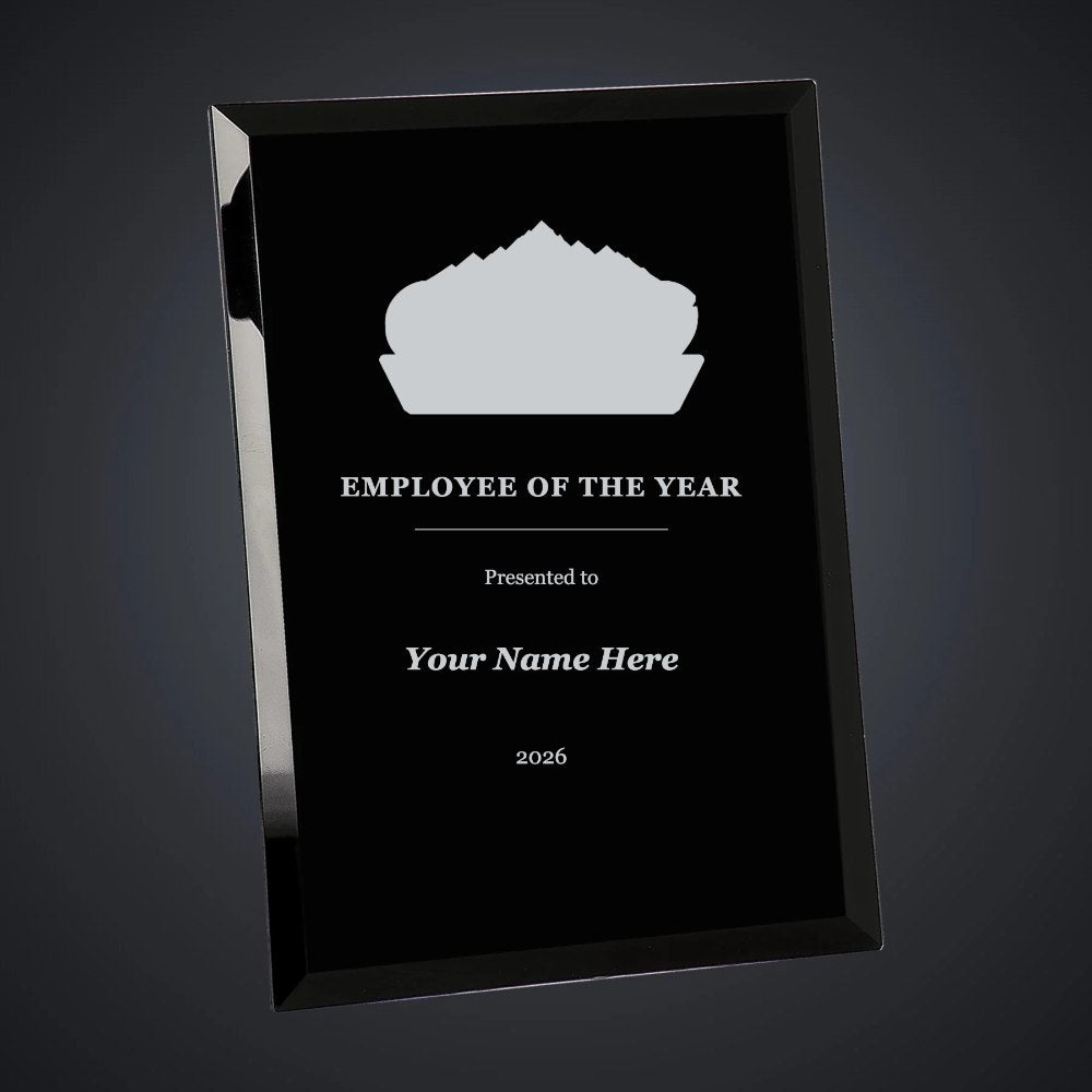Gragg Electrical Employee of the Year Plaque (sample mockup)