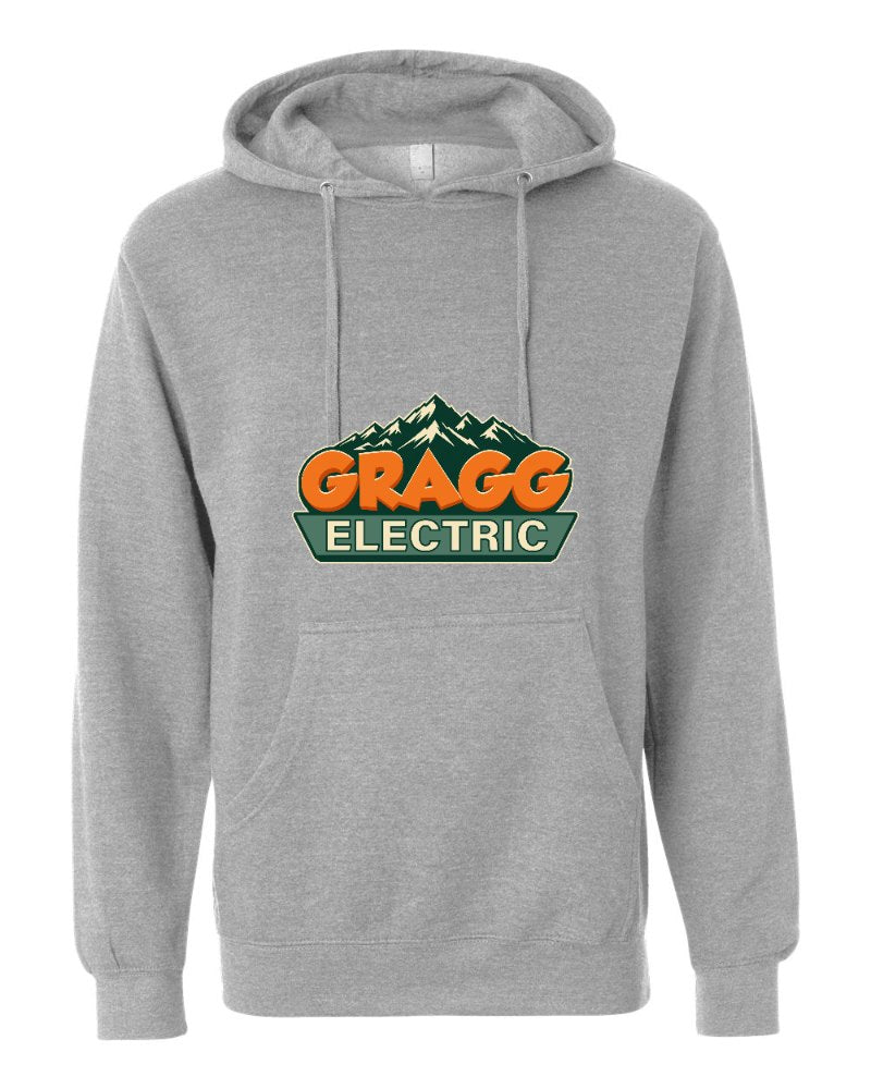 Gragg Electrical Independent Trading Hoodie in Grey Heather (sample mockup)