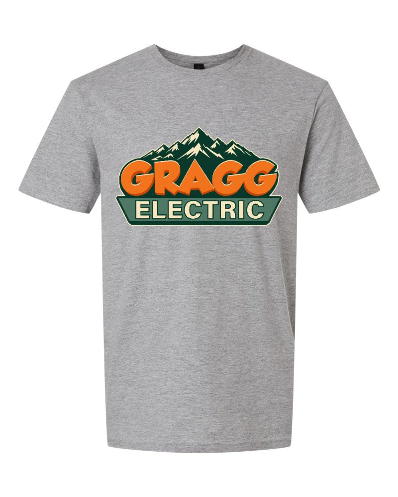 Gragg Electrical Softstyle Tee in Sport Grey (sample mockup)