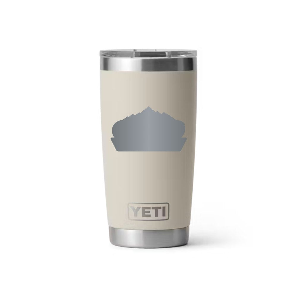 Gragg Electrical YETI 20 oz Rambler in Cape Taupe (sample mockup)