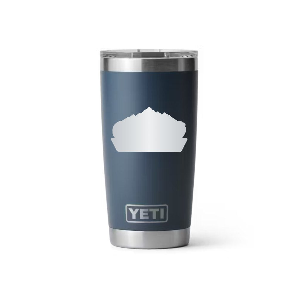 Gragg Electrical YETI 20 oz Rambler in Navy (sample mockup)