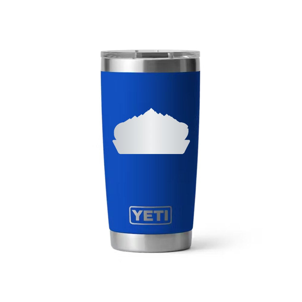 Gragg Electrical YETI 20 oz Rambler in Royal Blue (sample mockup)