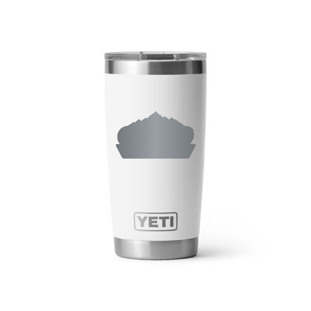 Gragg Electrical YETI 20 oz Rambler in White (sample mockup)