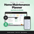 Home Maintenance Planner Spreadsheet (Digital Download) — photo 1