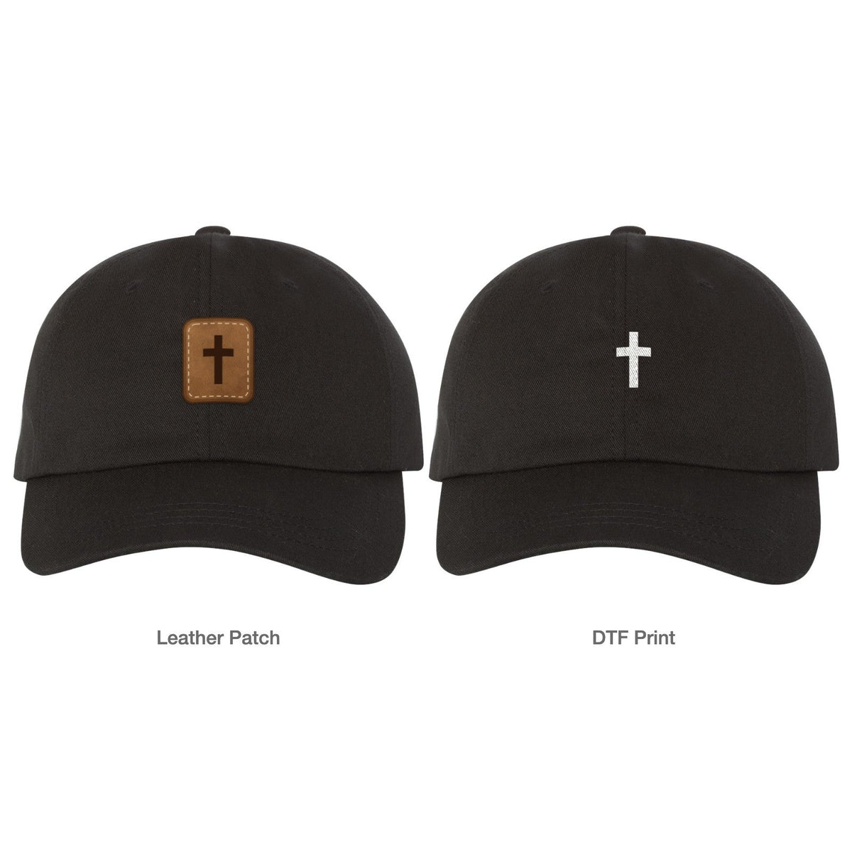 Cross Dad Hat - Black