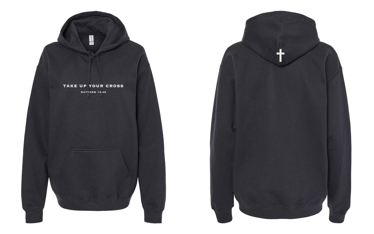 Take Up Your Cross Hoodie - Black